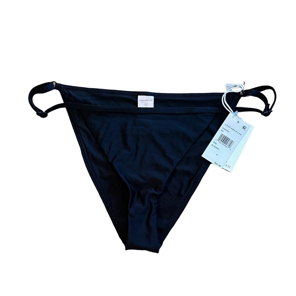 Good American NWT Bikini Bottom Black Size 4 (XL)